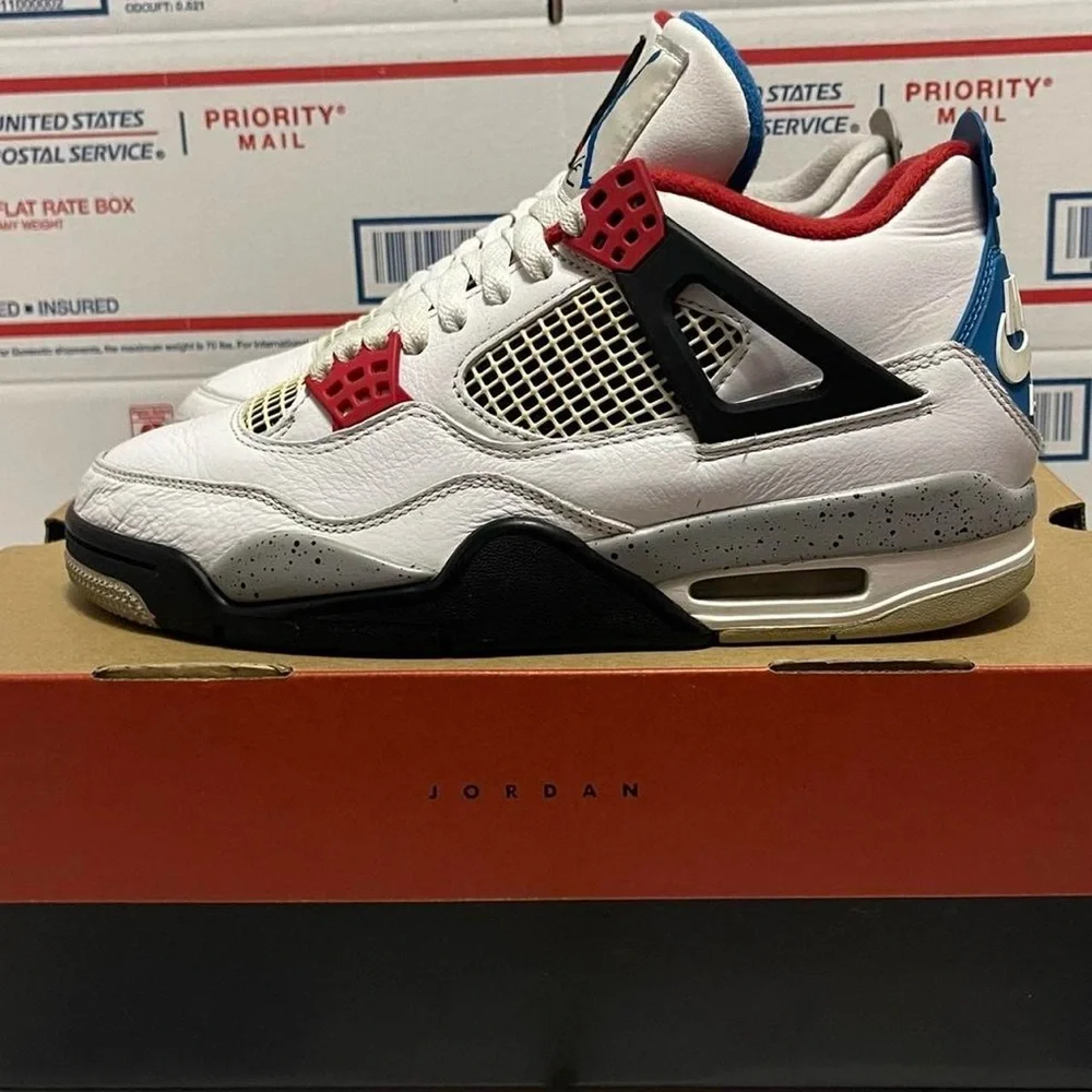 Nike Air Jordan 4 Retro SE “What the” 2019 Sneaker shoes hype streetwear retro